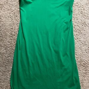Babaton Aritzia Women’s Green Sleeveless Crew Neck Shoulder Pad Dress Size L